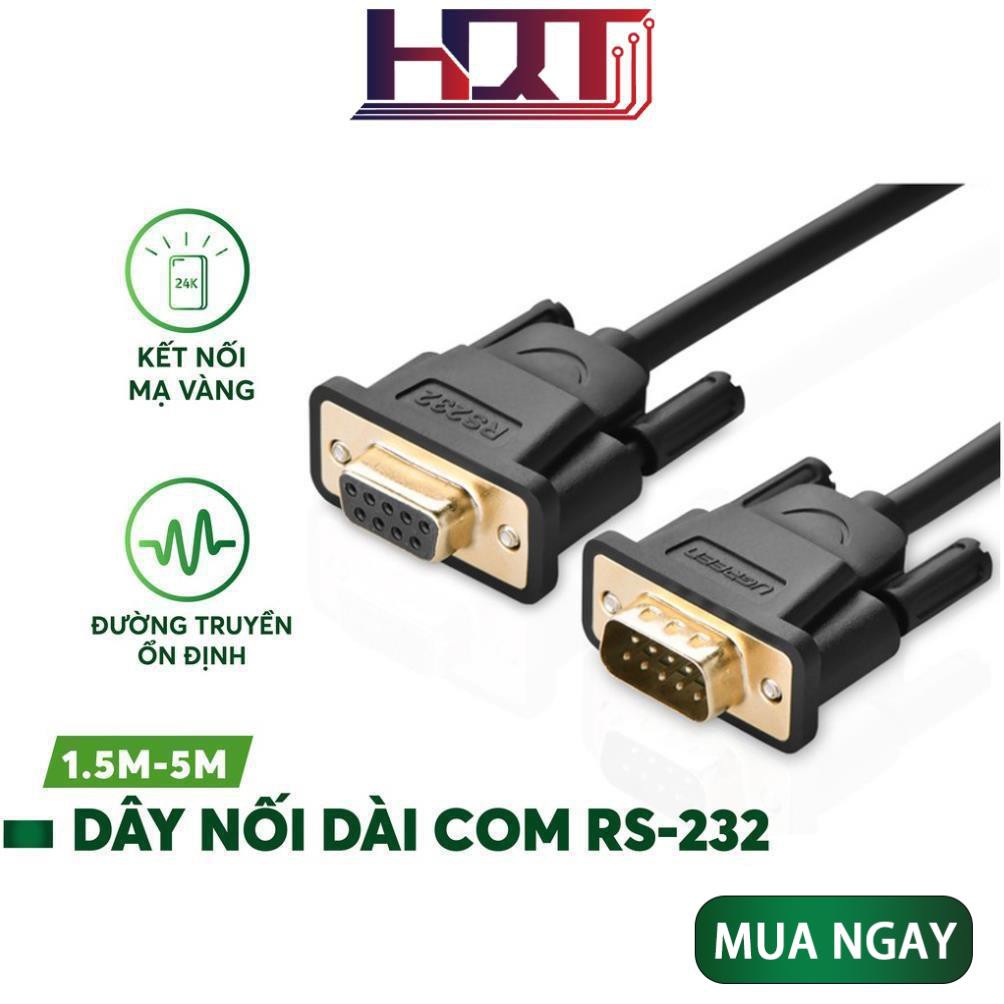 Dây nối dài COM RS-232 đực sang cái UGREEN DB101