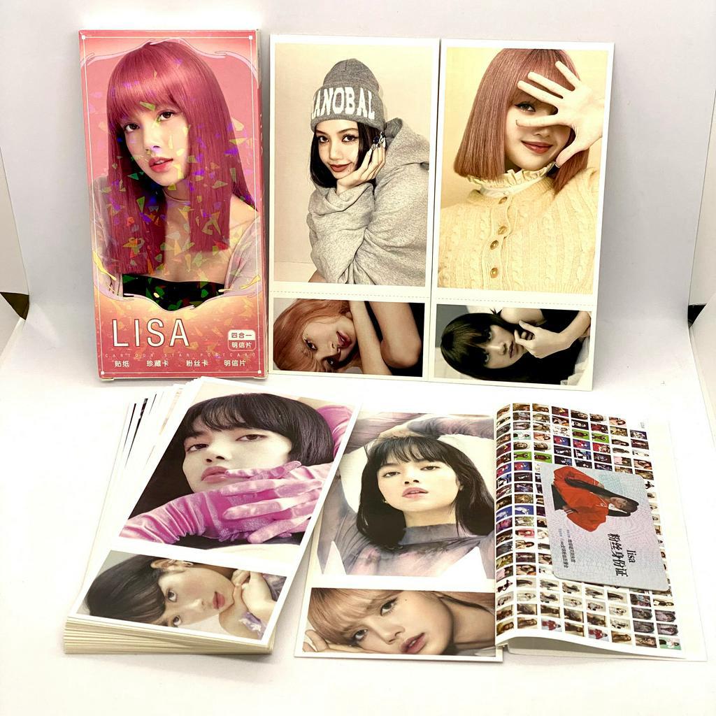 Hộp Postcard Lisa nhóm BLACKPINK dễ thương