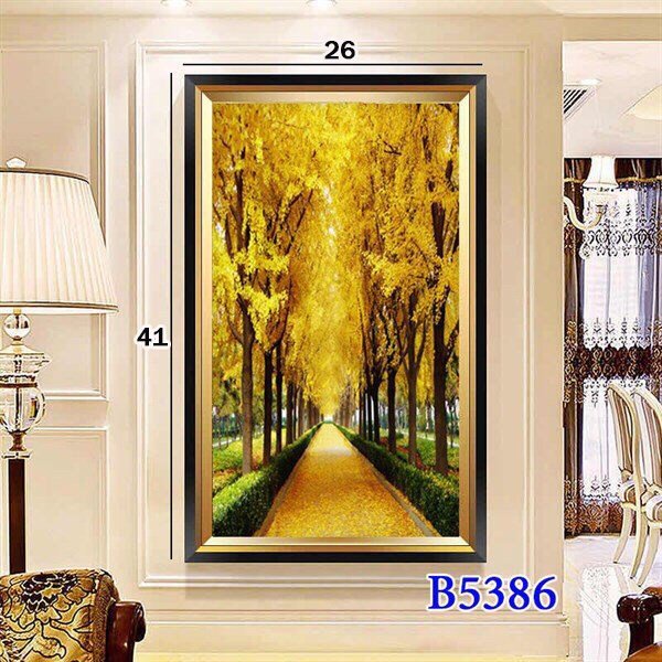 Tranh đèn LED 5D - 3 chế độ ánh sáng  AMIKURA43 sử dụng trang trí nội thất gia đình  mang phong cách châu âu