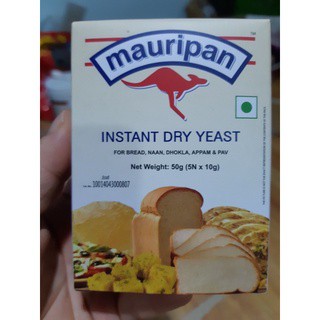 Men nở Instant Dry Yeast - Bột men nở làm bánh Mauripan Instant Dry Yeast gói 10g