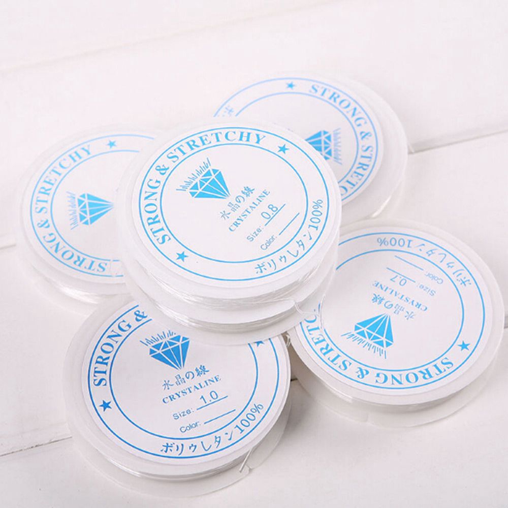 Cuộn dây cước tiện dụng xỏ hạt làm trang sức thủ công