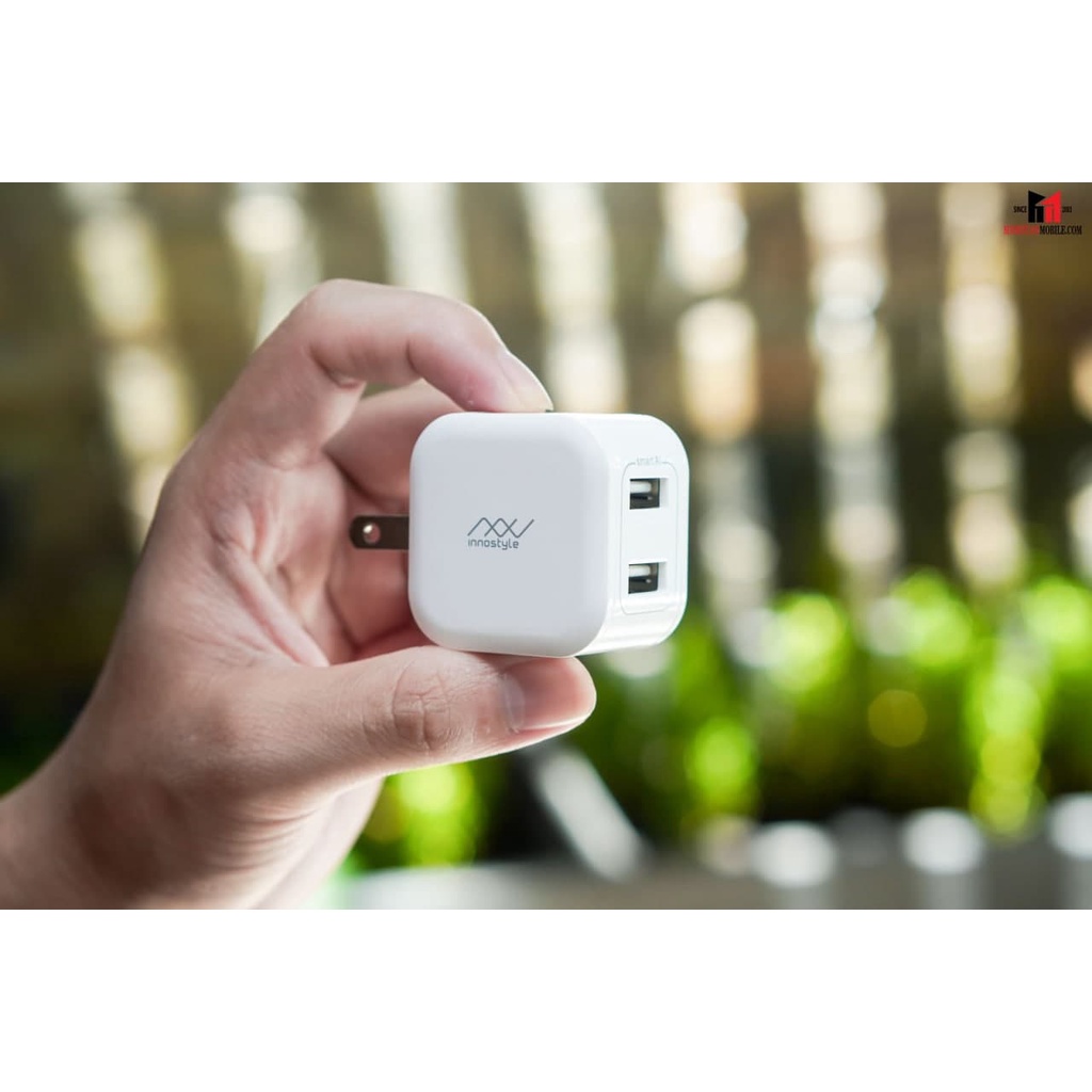 Sạc Innostyle Minigo2 USB-A 12W Smart Charging Ai