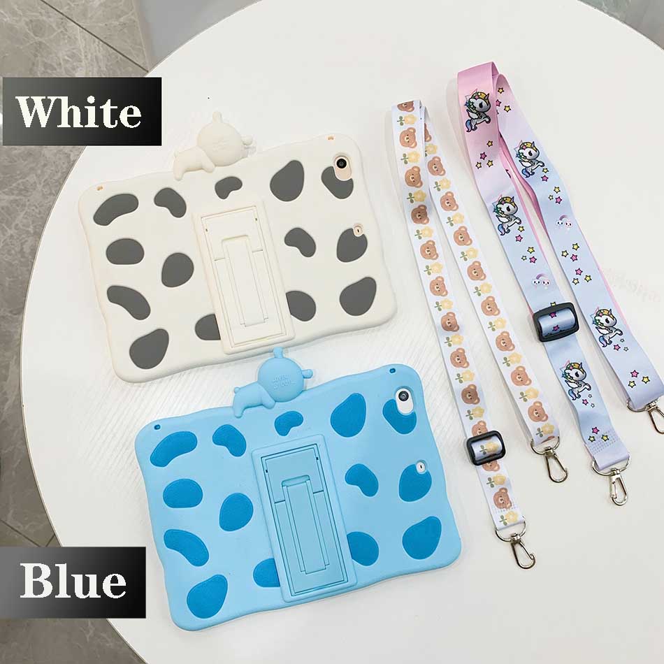 ốp lưng samsung Silicone Mềm Chống Sốc Có Dây Đeo Cho Samsung Galaxy Tab A 8.0 2019 Sm-T290 Sm-T295 Sm-T297 | BigBuy360 - bigbuy360.vn