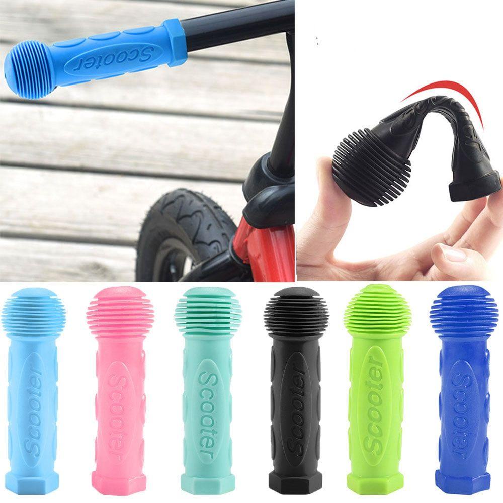 1 Cặp Vỏ Bọc Tay Lái Xe Đạp Trẻ Em Bằng Cao Su Chống Trượt Nhiều Màu