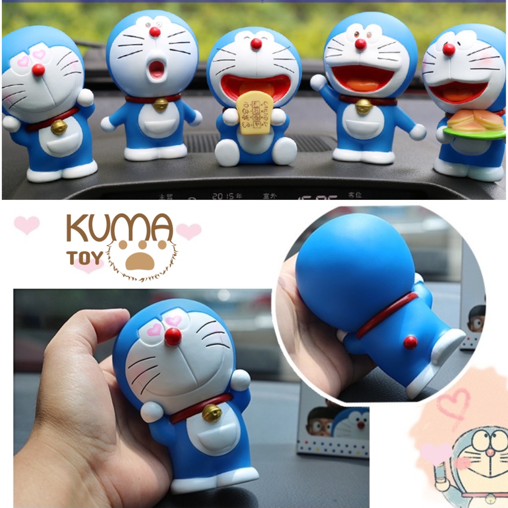 Mô hình cao cấp Doraemon Nobita cao 11cm cực đẹp trang trí bàn học, kệ tủ sách - Figure anime Doremon