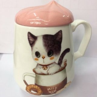 Cốc có nắp hình nấm dễ thương
