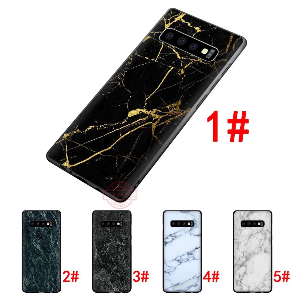 Ốp điện thoại mềm in họa tiết vân đá độc đáo cho Samsung Galaxy S7 Edge S8 S9 S10 Plus Note 8 9