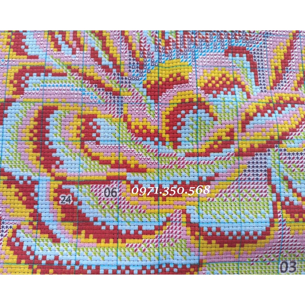 Tranh thêu chữ thập Hoa mẫu đơn AA2067-75x55cm