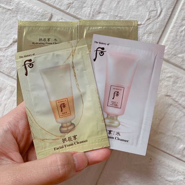 [ GÓI DÙNG THỬ ] Simple Sửa Rửa Mặt Whoo Chính Hãng Hàn Quốc Thảo Mộc Cung Đình | BigBuy360 - bigbuy360.vn