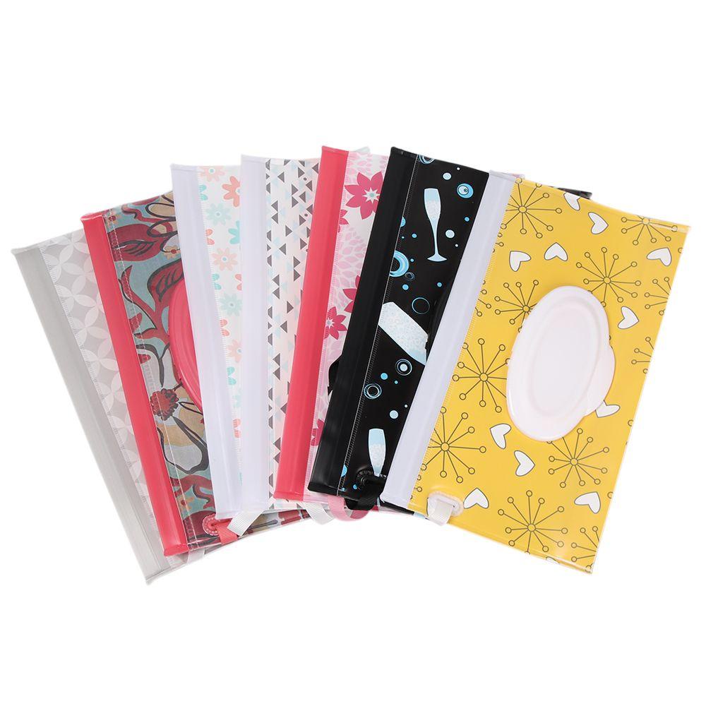 1 Túi Đựng Khăn Giấy Ướt Nắp Lật Có Dây Đeo Thời Trang Hữu Dụng