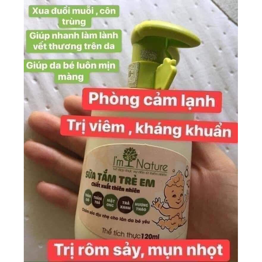 Sữa tắm gội thảo dược cho bé