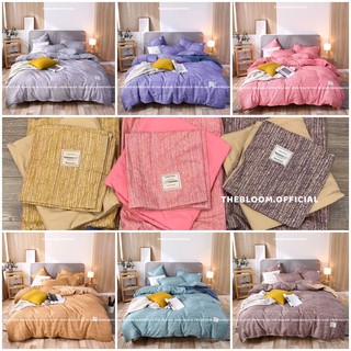 (6 MÀU) Set Chăn Ga Gối Cotton Tici Họa Tiết Xước - Hàng loại 1