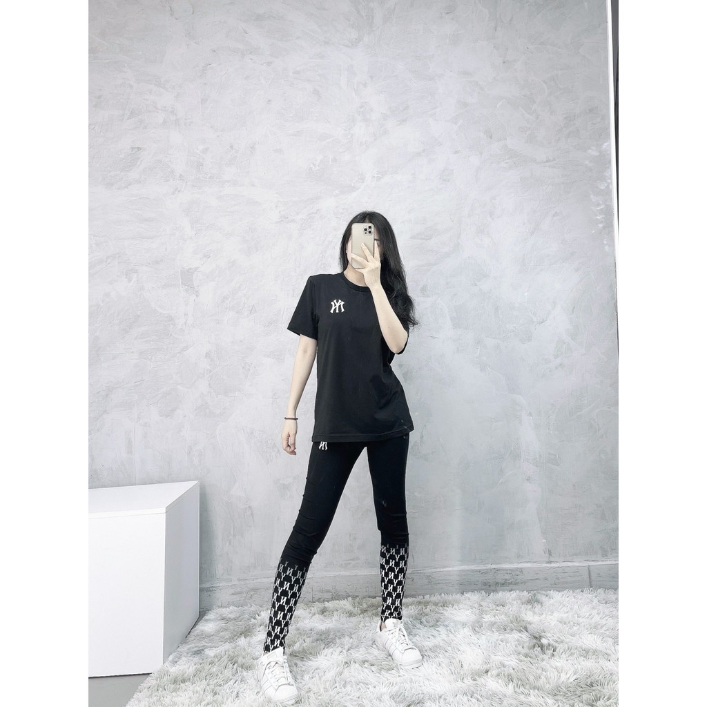 (HÀNG XUẤT XỊN) Quần Legging nhiều logo chân 1832 M//L//B MONOGRAM LEGGING Made in V/N full tag code  SIZE S M L