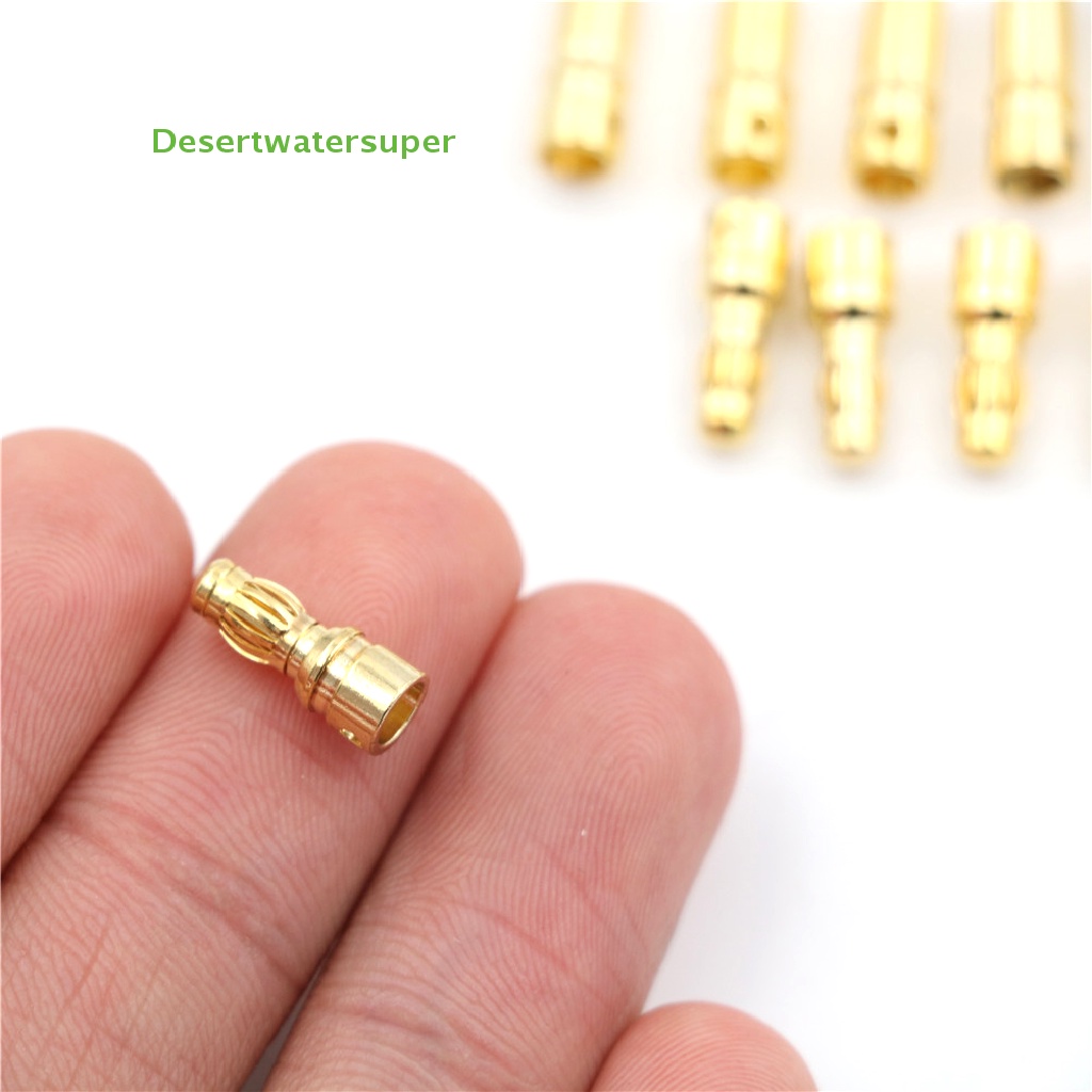 Bộ 5 Đầu Nối Chuối Mạ Vàng 3.5mm Jack 3.5mm