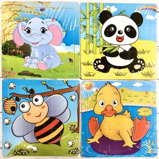 COMBO 10 TRANH GHÉP GỖ 9 MIẾNG