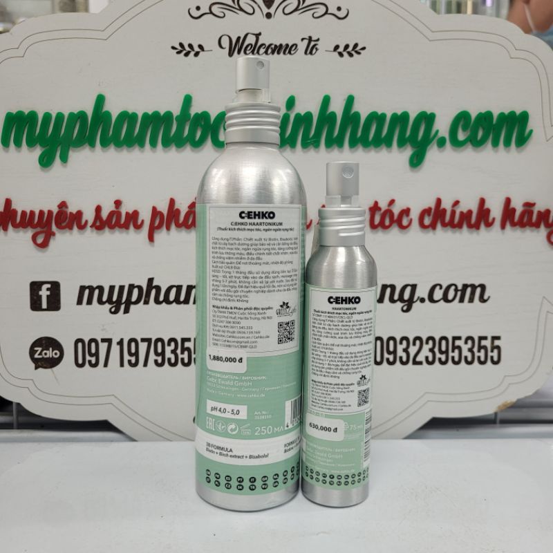 THUỐC MỌC TÓC DẠNG XỊT CEHKO HAARTONIKUM 75ML