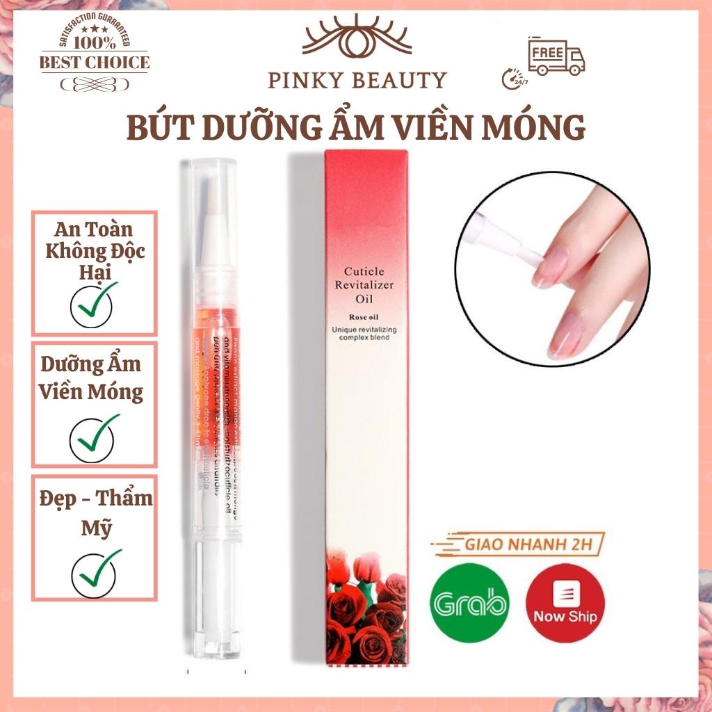 Bút Dưỡng Viền Móng, Dưỡng Ẩm Móng, Tinh Dầu Dưỡng Nail Cao Cấp Pinky Beauty Hương Hoa Hồng Thơm Nhẹ Dịu - 5ml