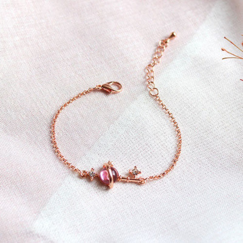 Vòng Tay Mặt Hình Hành Tinh Nhiều Màu Sắc