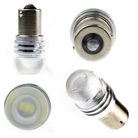 Bóng đèn LED lùi de xe hơi ô tô màu trắng siêu tiết kiệm sáng tốt 1156 DC 12V xi nhan báo rẽ cho Toyota Innova Vios