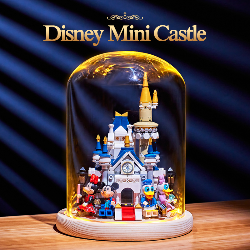 Lego Disney Castle Building Blocks Series Cô gái lắp ráp Minifigure Tanabata Ngày lễ tình nhân Món quà sinh nhật Công chúa trong mơ