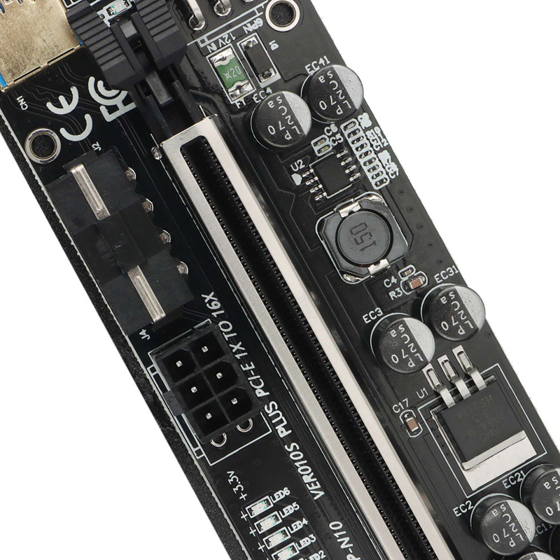 Set 8 16 card mở rộng PCie SATA 6Pin (1 bộ) | BigBuy360 - bigbuy360.vn