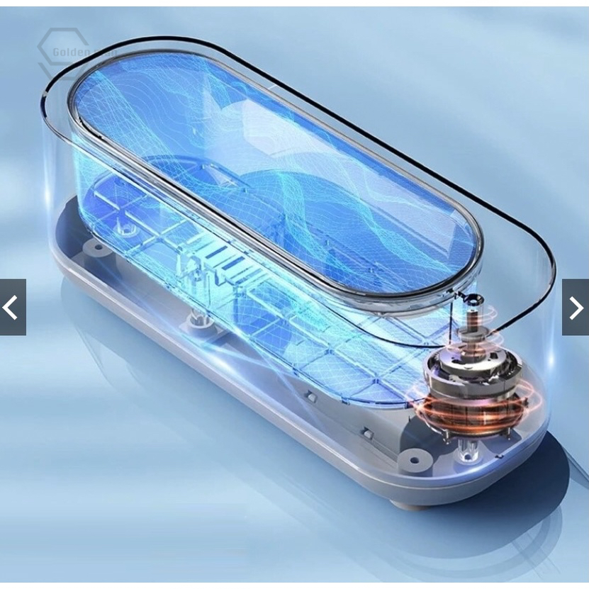 Máy tạo sóng siêu âm vệ sinh Ultrasonic chuyên cho đồng hồ trang sức khay niềng răng răng giả