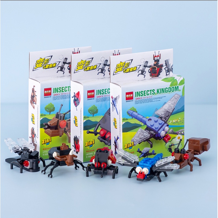 Bộ Đồ Chơi Lắp Ghép Robot Bộ Sưu Tập Côn Trùng