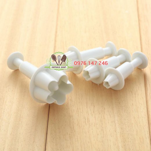 Bộ nhấn nhựa 4 hoa xuân