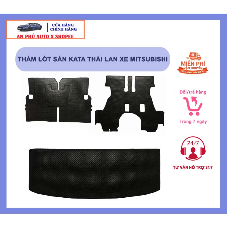 Thảm lót sàn ô tô Kata cao su Thái Lan 📌HÀNG CAO CẤP📌 cho xe Mitsubishi Xpander/Triton/Pajero Sport/Outlander/Mirage