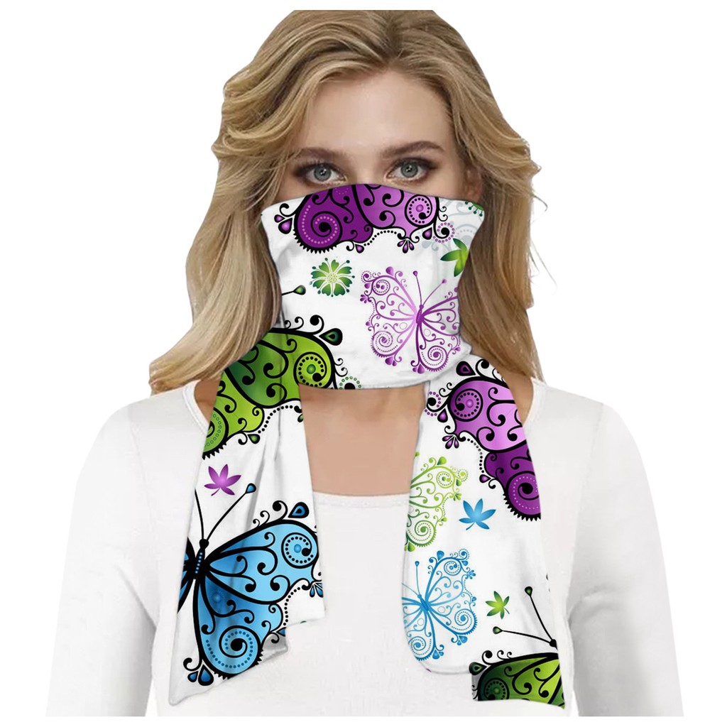 Khăn Choàng Đa Năng In Họa Tiết Thời Trang Cho Nữ