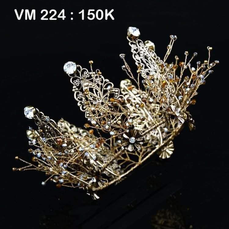 Vương miện cô dâu, về thêm mẫu Vương miện tròn cực chất - xinh Giá chỉ 140k
