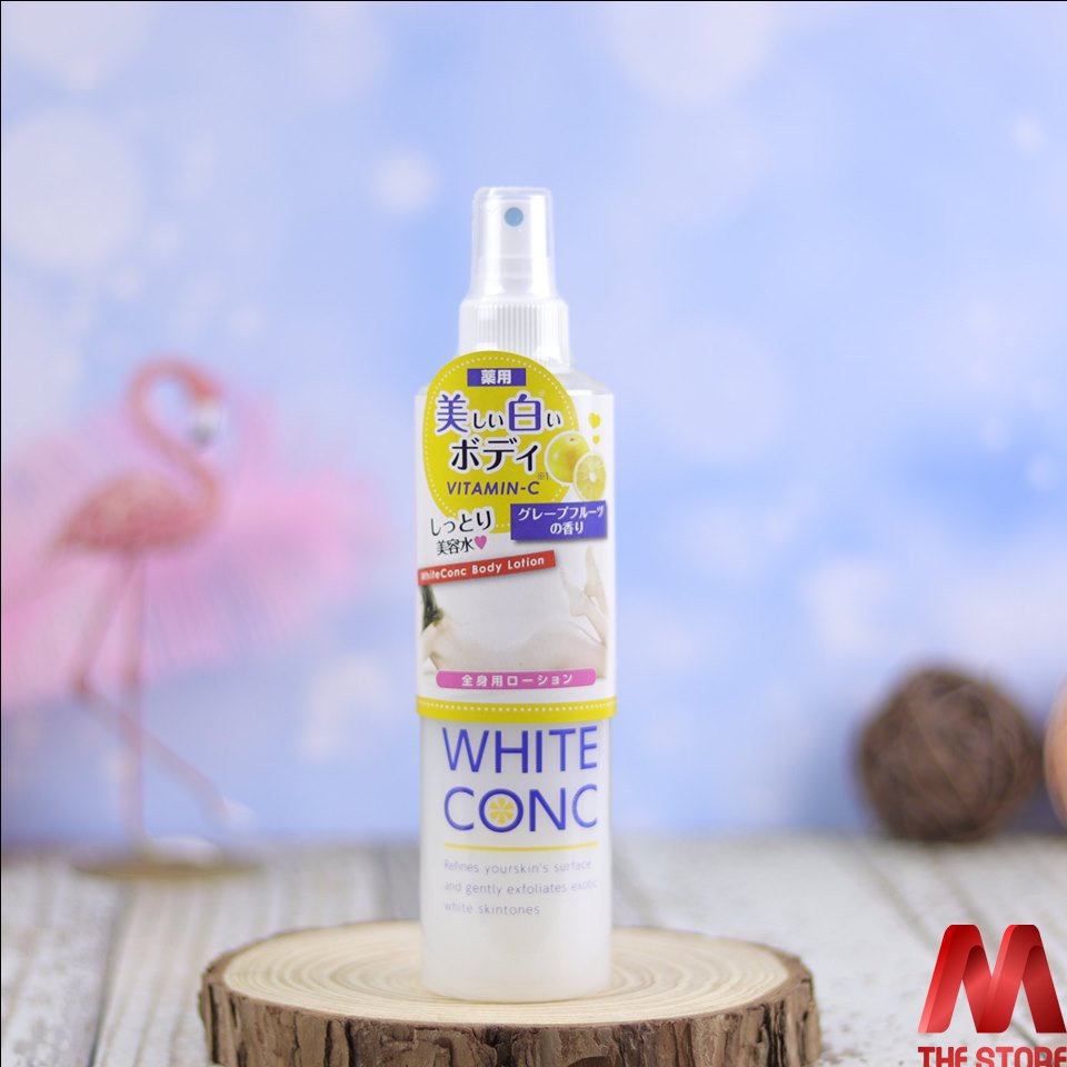 Xịt dưỡng trắng da toàn thân White Conc 245ml