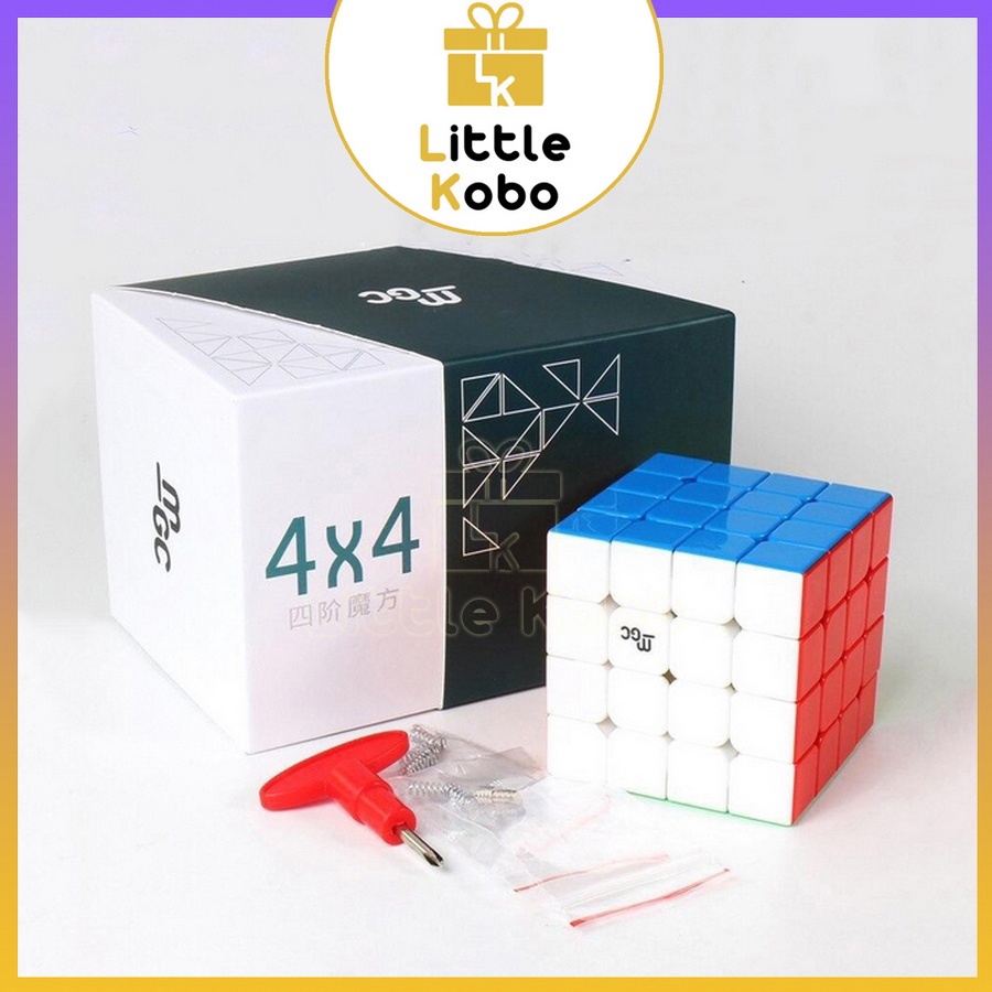 Rubik 4x4 YJ MGC 4x4 Có Nam Châm Stickerless Rubic Không Viền 4 Tầng Đồ Chơi Trí Tuệ