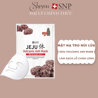 Mặt Nạ Tro Núi Lửa Làm Sạch Se Khít Lỗ Chân Lông Kiểm Soát Dầu Nhờn SNP Jeju Volcanic Ash Mask