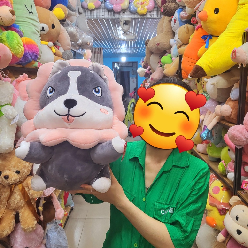 Chó bông, gấu bông chó, quà tặng cho bé
