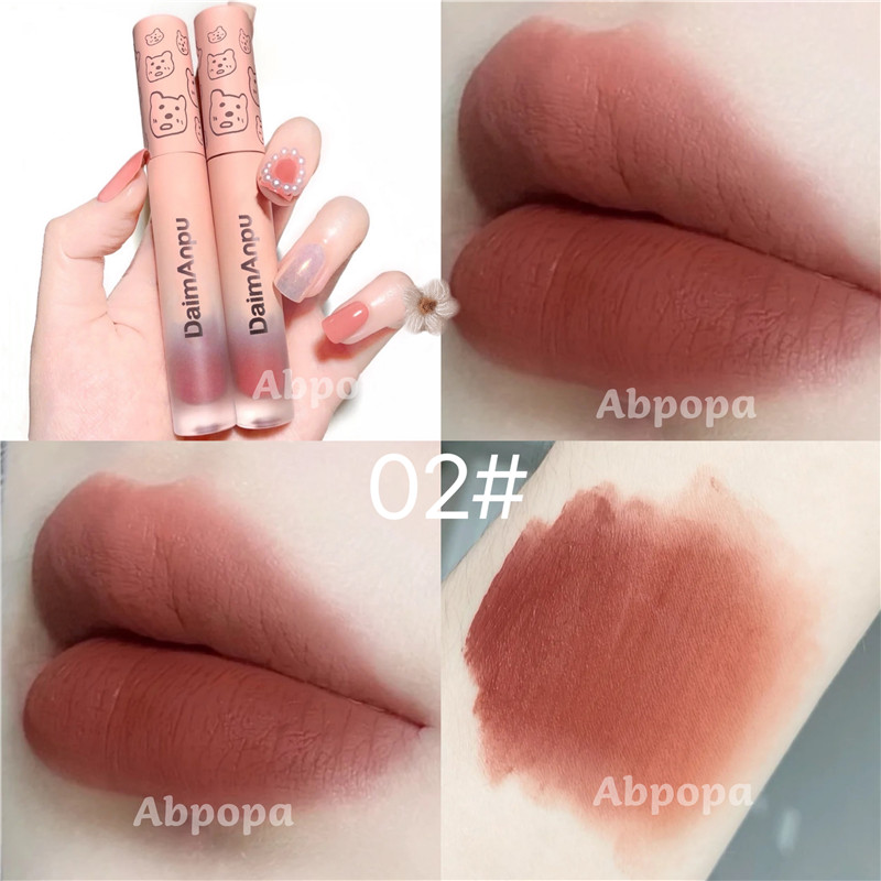 [Hàng mới về] Son kem lì mượt môi dưỡng ẩm lâu trôi tự nhiên