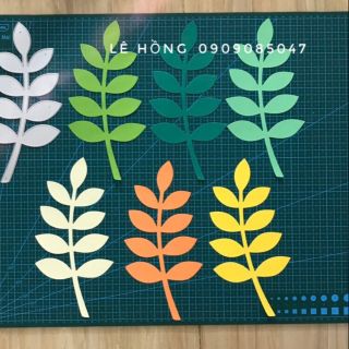 Khuôn lá backdrop L107