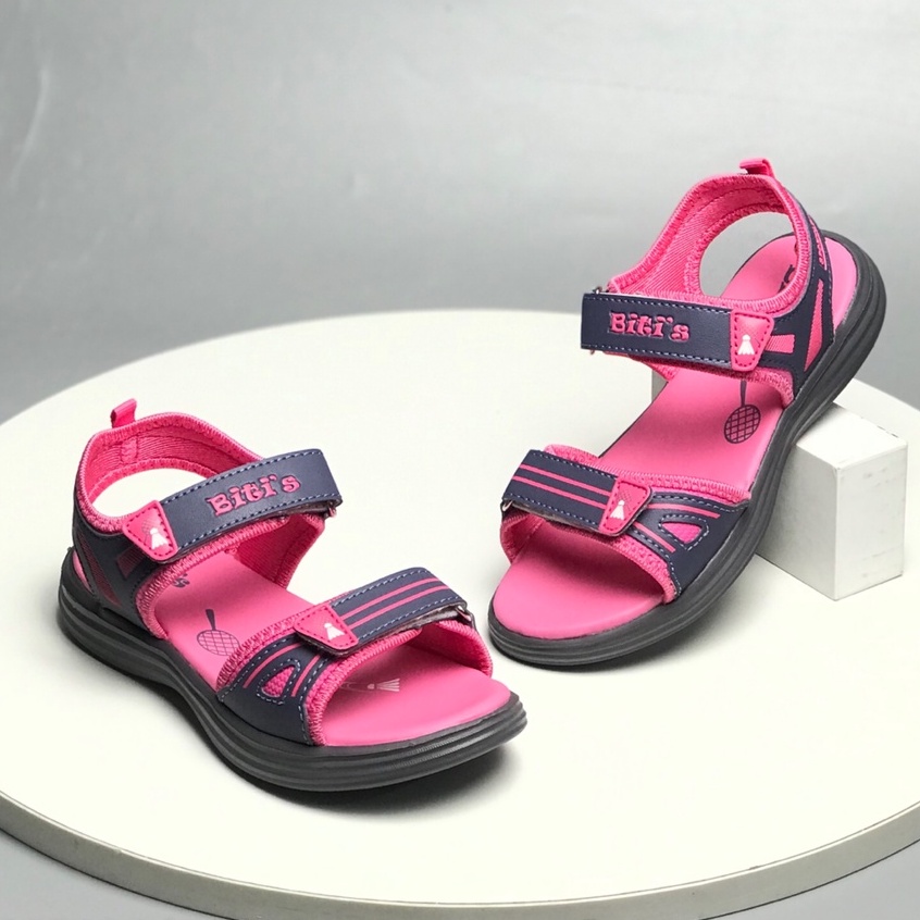 Sandal bé gái 28-37❤️FREESHIP❤️ Dép quai hậu học sinh in hình cầu lông quai dán đế eva siêu nhẹ DEG007400