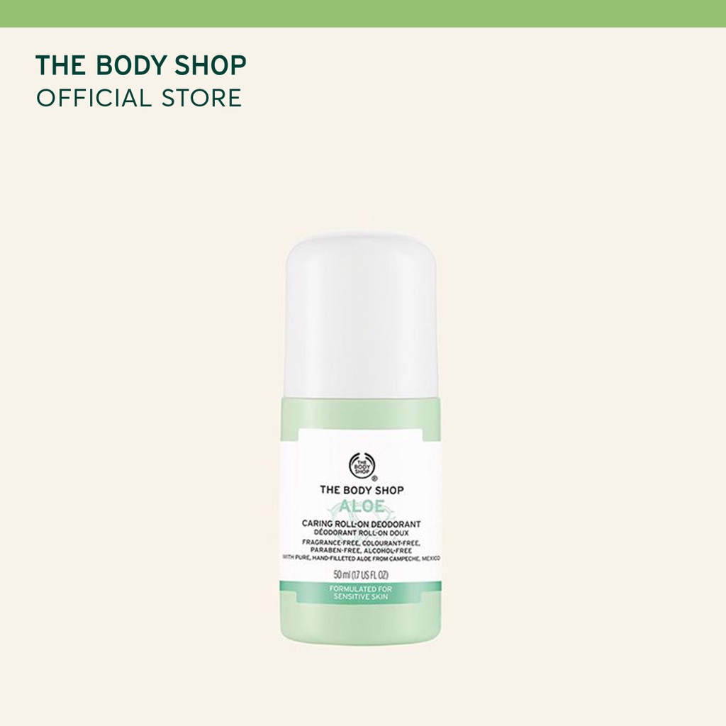 Lăn khử mùi The Body Shop Aloe Caring Roll on Deodorant 50ml