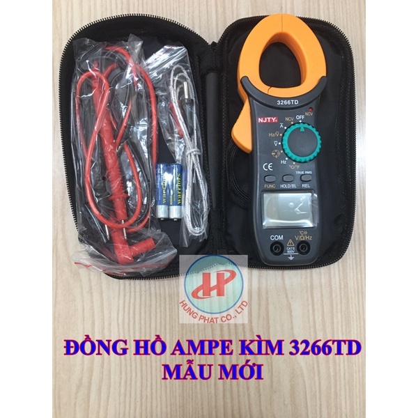 ĐỒNG HỒ AMPE KÌM MẪU MỚI 3266TD [SIÊU RẺ] (Loại tốt, bảng quốc tế)
