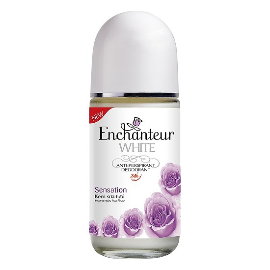 Lăn khử mùi trắng da Enchanteur White Sensation 50ml