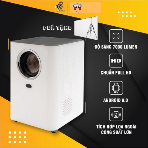 Máy Chiếu Mini Beecube Xtreme Chiếu Độ Phân Giải Full HD- Hỗ Trợ Đầu Vào 4K- Bảo Hành Chính Hãng 12 Tháng