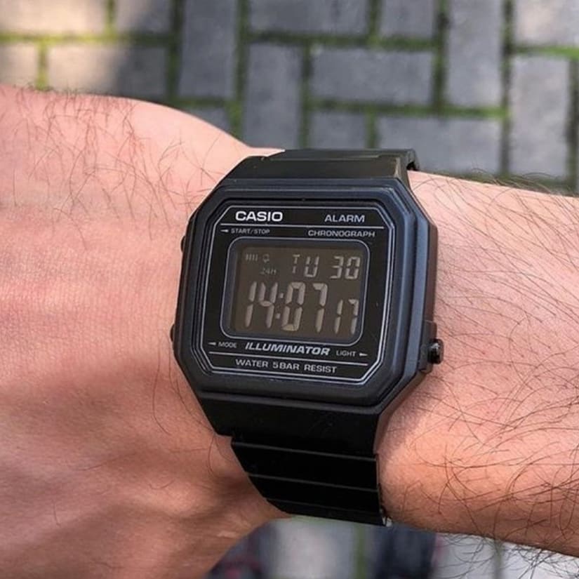 Đồng hồ Nam Casio B650WB-1B, đồng hồ chính hãng, (Full đen)
