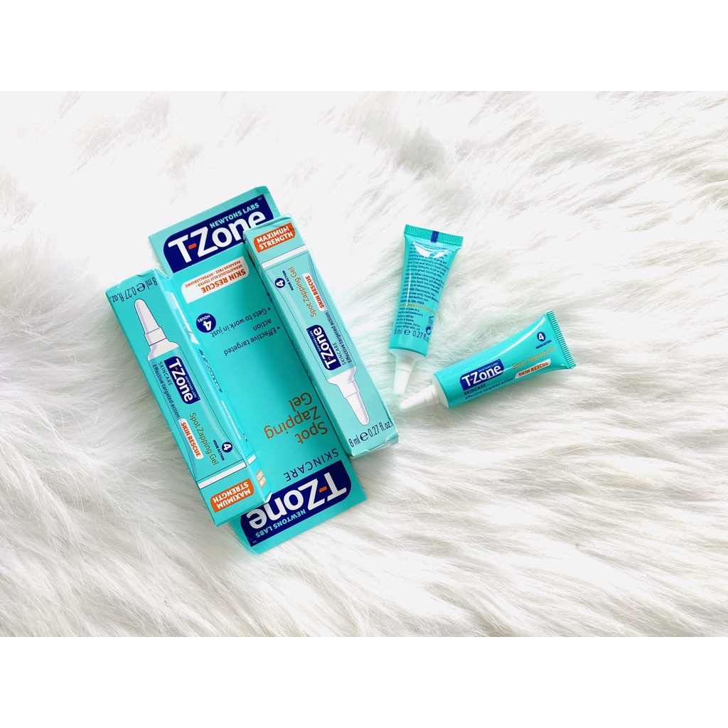 [Mã 154FMCGSALE giảm 8% đơn 500K] Gel khóa mụn cấp tốc T-Zone Spot Zapping Gel 8ml