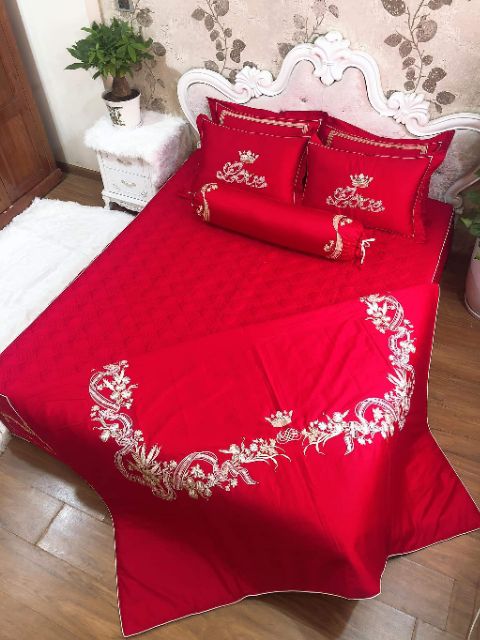 Bộ chăn ga gối cốt tông victory