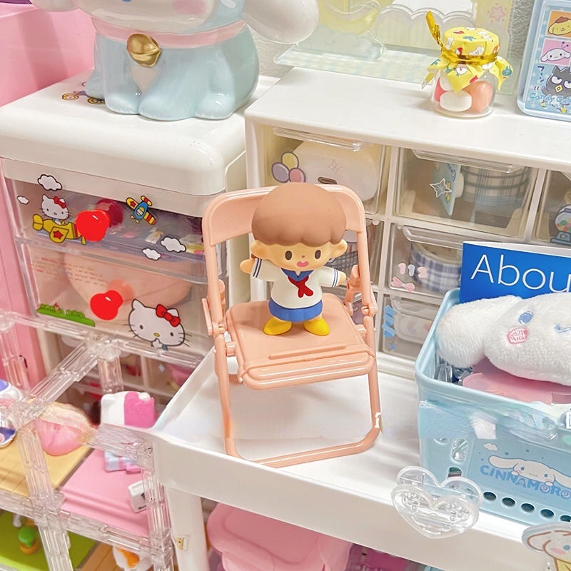 Giá Đỡ Điện Thoại Có Thể Gấp Gọn Hình Bánh Macaron Đáng Yêu