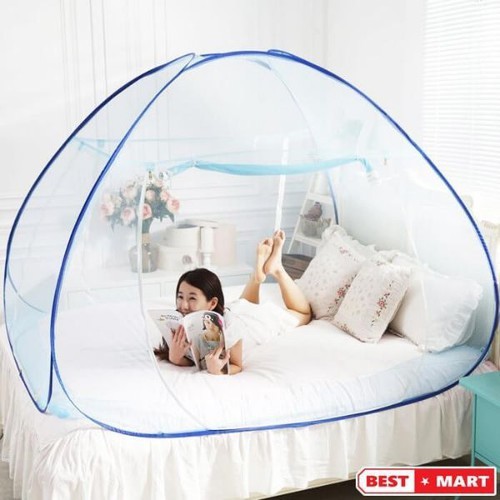 Mùng chụp tự Động - Mùng tự bung 1m6- 1m8-2m Cao Cấp