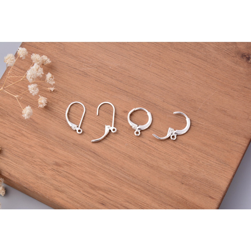 █diy゜ S925 Bạc●Móc Khóa Hình Chữ D Bằng Bạc Sterling 925 Thời Trang Đơn Giản