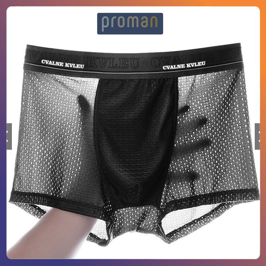 Quần Sịp Đùi Nam Boxer Nam, Quần lót nam boxer Thông hơi cotton 95% ST01 - PROMAN