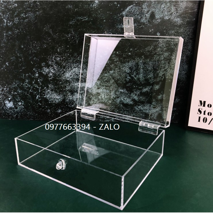 Bản lề mica khóa mica tay cầm mica